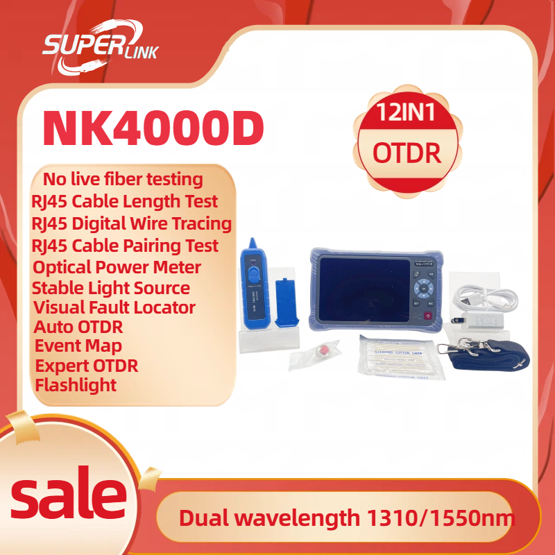 Novker 12-in-1 Mini OTDR NK400 - Optical Time Domain Reflectometer Otdr 1310 1550Nm recensione e prezzo