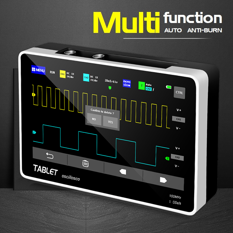 FNIRSI 1013D Oscilloscopio Dig - Handheld Tablet Oscilloscope Touchscreen 100Mhz recensione e prezzo